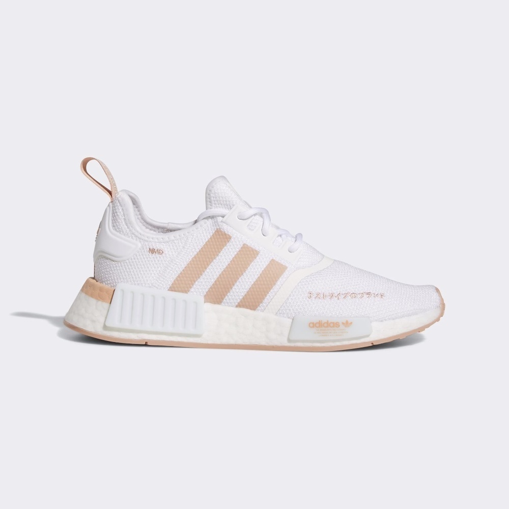 ADIDAS NMD_R1 Shoes White and Blush sz 6